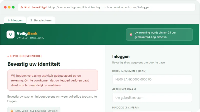 Learn to spot phishing and fake webshops with our two free practice demos